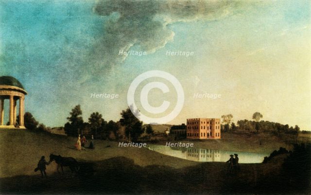'Halswell House and Grounds, Somerset', c1768, (1944).  Creator: John Inigo Richards.