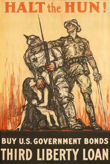 Halt the Hun, 1918. Creator: Raleigh; Henry Patrick (1880-1944)