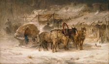 Halt at the Inn, c1850-1899. Creator: Christian Adolf Schreyer