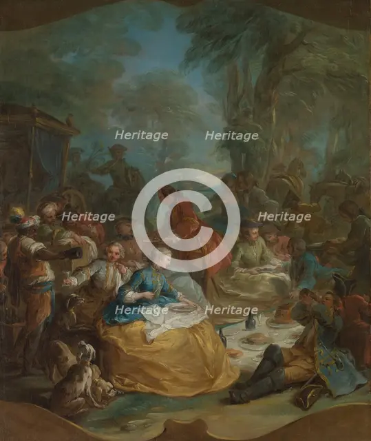 Halt of the Hunt, ca. 1737. Creator: Carle van Loo.