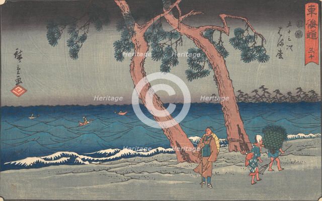 Hamamatsu, ca. 1840., ca. 1840. Creator: Ando Hiroshige.