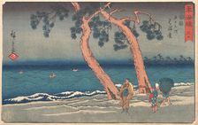 Hamamatsu Station, ca. 1842., ca. 1842. Creator: Ando Hiroshige