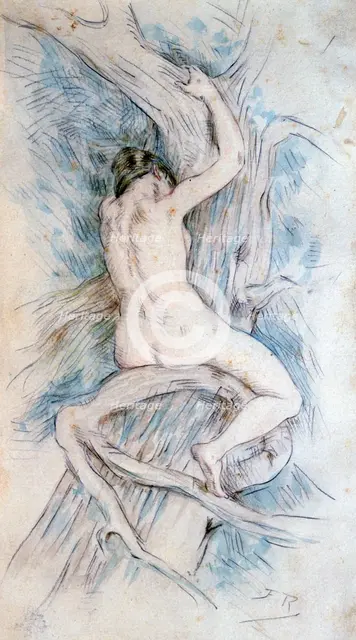 'Hamadryade', c1850-1898.  Artist: Felicien Joseph Victor Rops