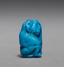 Hamadryas Baboon Amulet, 1540-1069 BC. Creator: Unknown