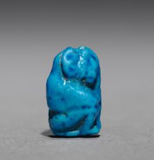 Hamadryas Baboon Amulet, 1540-1069 BC. Creator: Unknown