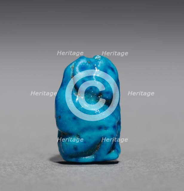 Hamadryas Baboon Amulet, 1540-1069 BC. Creator: Unknown.