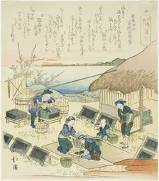Hamagawa, from the series "A Record of a Journey to Enoshima (Enoshima kiko)", 1833. Creator: Totoya Hokkei