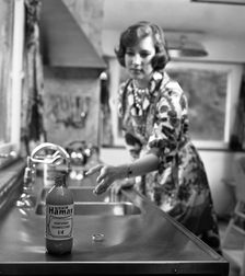 Hamax disinfectant, marketing shot, 1963. Artist: Michael Walters