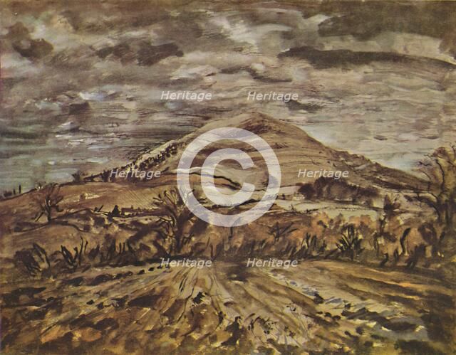 'Hambledon Hill, Dorset', 1946. Artist: John Piper.
