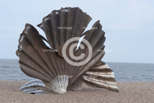 Hambling's Scallop, Aldeburgh, Suffolk, UK, 25/5/10.  Creator: Ethel Davies.