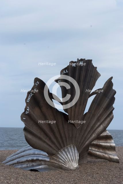 Hambling's Scallop, Aldeburgh, Suffolk, UK, 25/5/10.  Creator: Ethel Davies.