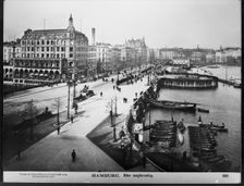 Hamburg . Alter Jungfernstieg, 1906. Creator: Unknown