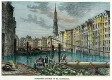 Hamburg, Germany, c1880