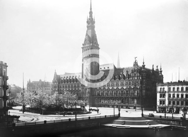 Hamburg Rathaus, 1904. Creator: Unknown.