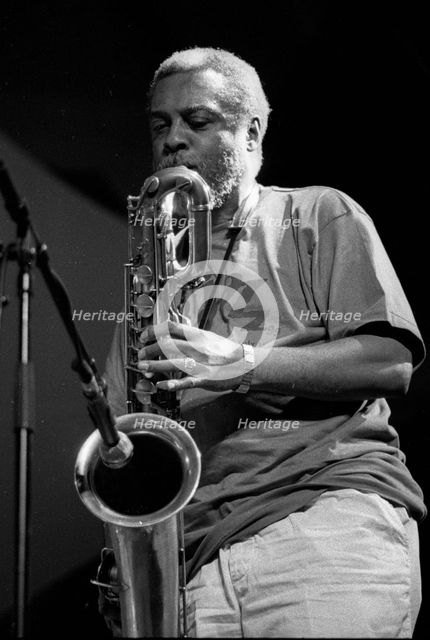 Hamiet Bluiett, Brecon Jazz Festival, Powys, Wales, August 1999. Artist: Brian O'Connor.