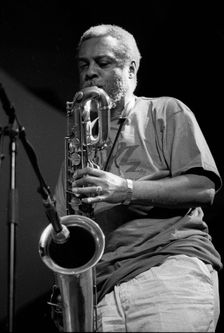 Hamiet Bluiett, Brecon Jazz Festival, Powys, Wales, August 1999. Artist: Brian O'Connor