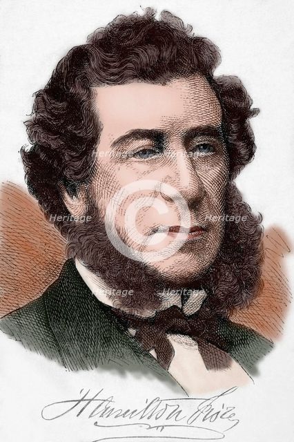 Hamilton Fish (1808-1893), American statesman and politician, 1870.  Creator: Unknown.