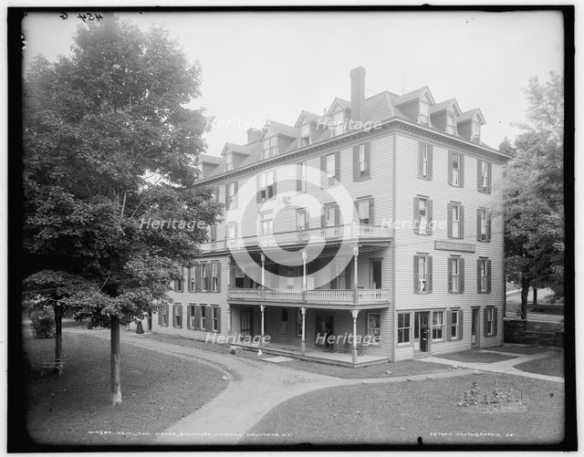 Hamilton House, Stamford, Catskill Mountains, N.Y., (1902?). Creator: Unknown.