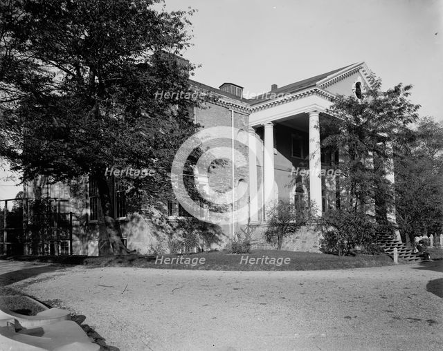 Hamilton Mansion, Woodlands Cemetery, Philadelphia, Pa., c1900. Creator: Unknown.