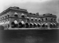 Hamilton Rice home, Newport, Rhode Island, exterior view, between 1917 and 1927. Creator: Frances Benjamin Johnston