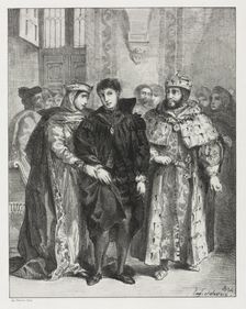 Hamlet, 1834. Creator: Eugène Delacroix (French, 1798-1863)