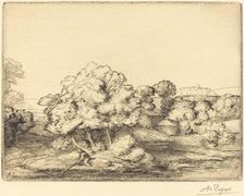 Hamlet near the Lake (Le hameau pres du lac). Creator: Alphonse Legros