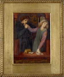 Hamlet and Ophelia, 1866. Artist: Dante Gabriel Rossetti