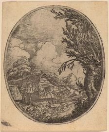Hamlet between the Trees, probably c. 1645/1656. Creator: Allart van Everdingen