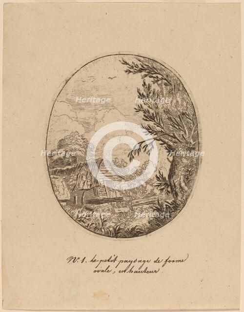 Hamlet between the Trees, probably c. 1645/1656. Creator: Allart van Everdingen.