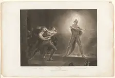 Hamlet, Horatio, Marcellus and the Ghost, 1796. Creator: Robert Thew