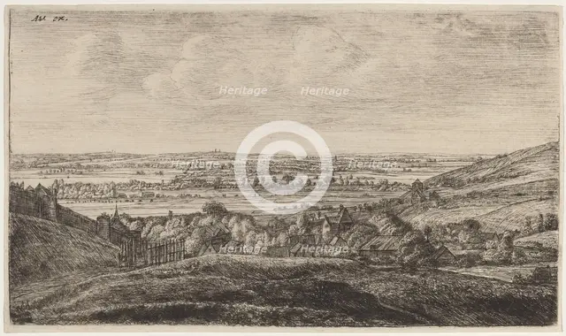 Hamlet in a Valley. Creators: Anthonie Waterloo, Jan Ruischer.