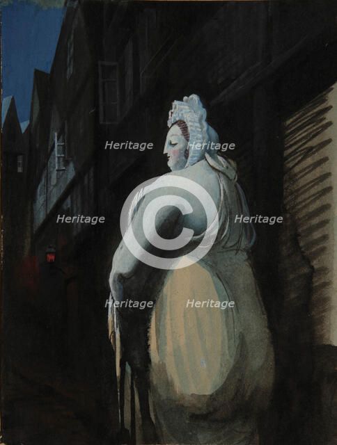 Hammonia; illustration for the verse-epic "Germany. A Winter's Tale" by Heinrich Heine, 1935-1939. Creator: Lev Grigor'evich Brodaty.