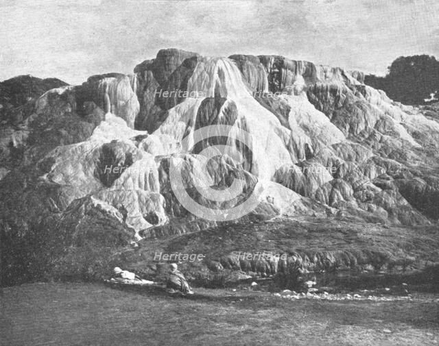 ''Hammam Meskoutine. Cascade d'eau chaude; Afrique du nord', 1914. Creator: Unknown.