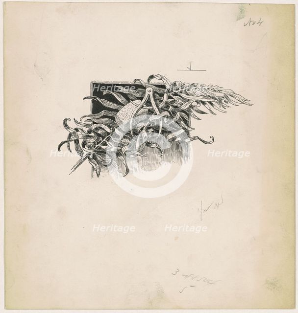 Hammer and Compass, 1890-1891. Creator: James Henry Moser.