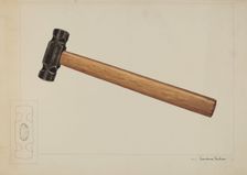 Hammer, c. 1937. Creator: Gordena Jackson