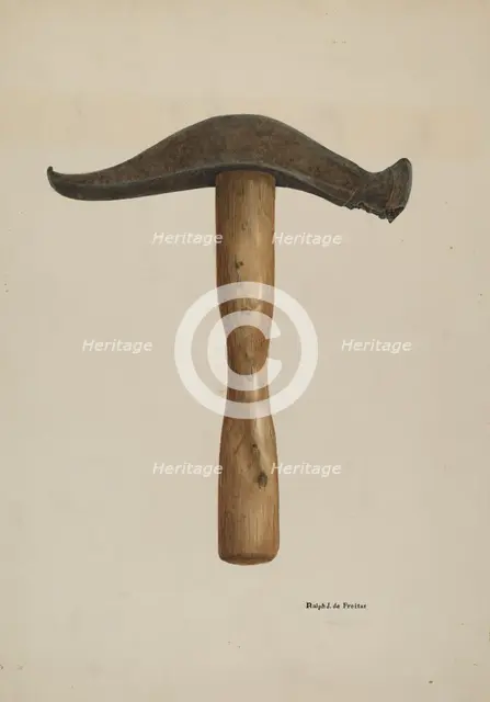 Hammer, c. 1939. Creator: R.J. De Freitas.