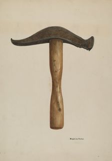 Hammer, c. 1939. Creator: R.J. De Freitas