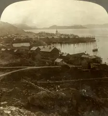 Hammerfest. The world's northernmost town - no sunset from May 13 to July 29, Norway c1905. Creator: Unknown