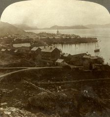 Hammerfest. The world's northernmost town - no sunset from May 13 to July 29, Norway c1905. Creator: Unknown