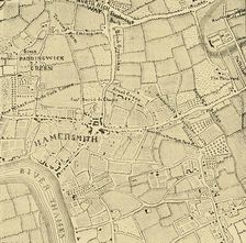 Hammersmith in 1746 (c1878). Creator: Unknown