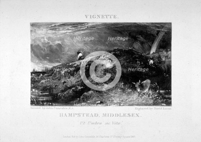 'Hampstead, Middlesex', 1831.                 Artist: David Lucas