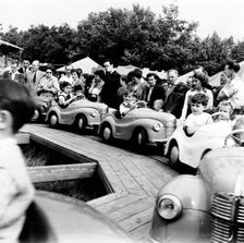 Hampstead fun fair, London, 1954. Creator: Henry Grant