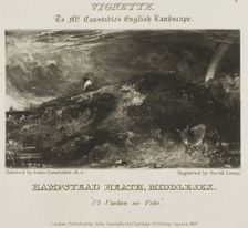 Hampstead Heath, Middlesex, n.d. Creator: David Lucas