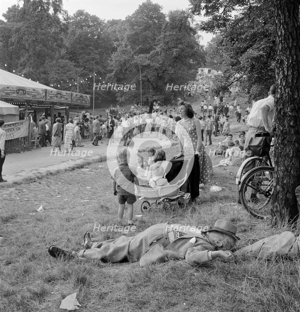 Hampstead Heath Fair, Camden, London, c1946-c1959. Artist: John Gay
