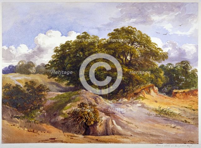 Hampstead Heath, London, c1843. Artist: Anon