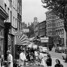 Hampstead High Street, Hampstead, London, 1967-1975. Artist: John Gay