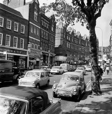 Hampstead High Street, Hampstead, London, 1967-1975. Artist: John Gay