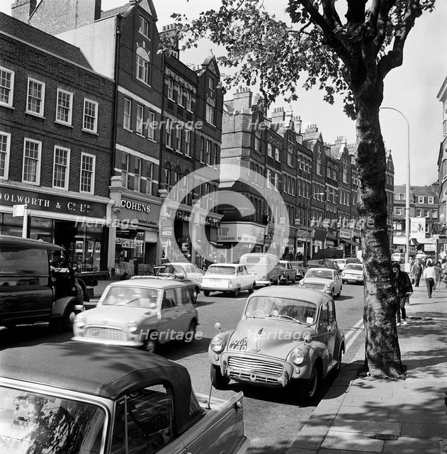 Hampstead High Street, Hampstead, London, 1967-1975. Artist: John Gay