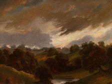Hampstead, Stormy Sky, 1814. Creator: Unknown
