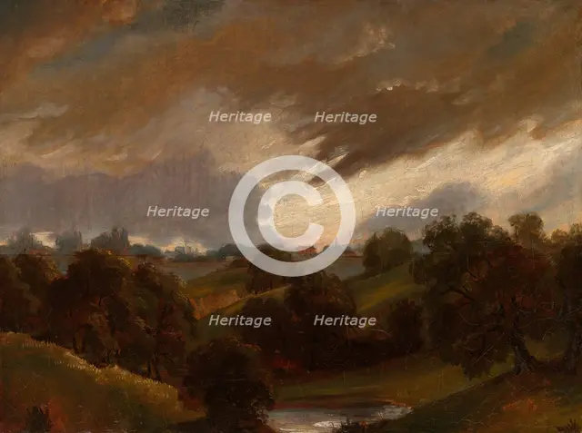 Hampstead, Stormy Sky, 1814. Creator: Unknown.